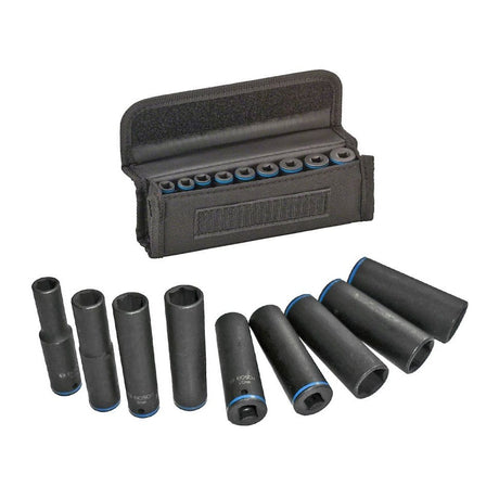 Bosch 9 Pieces 50mm Deep Impact Socket Set - 2608551097 Auto Supply Master