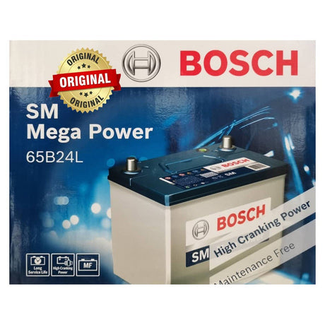 Bosch SM Mega Power Car Battery 52AH - 65B24L Auto Supply Master