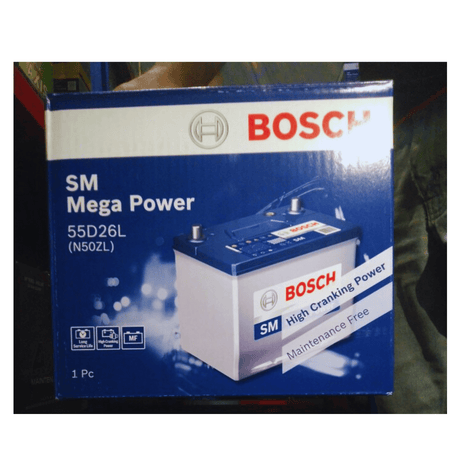 Bosch SM Mega Power Car Battery 60AH - 55D26L Auto Supply Master