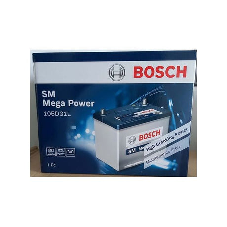 Bosch SM Mega Power Car Battery 90AH - 105D31L Auto Supply Master