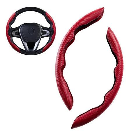 Carbon Non-Slip Universal Car Steering Wheel Cover Auto SupplyMaster