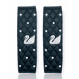 Diamond PU 2 Pairs Of Leather Seatbelt Covers Auto SupplyMaster