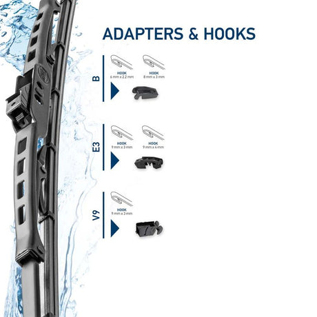 Hella Single Conventional Wiper Blade 475mm / 19″ WPR19 - 9XW 190 253-191 Auto Supply Master