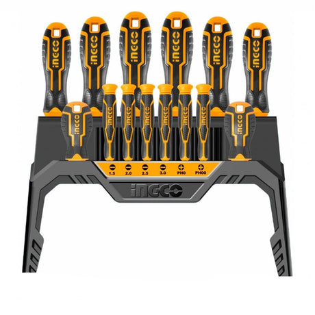 Ingco 14 Pieces Screwdriver & Precision Screwdriver Set - HKSD1428 Auto Supply Master