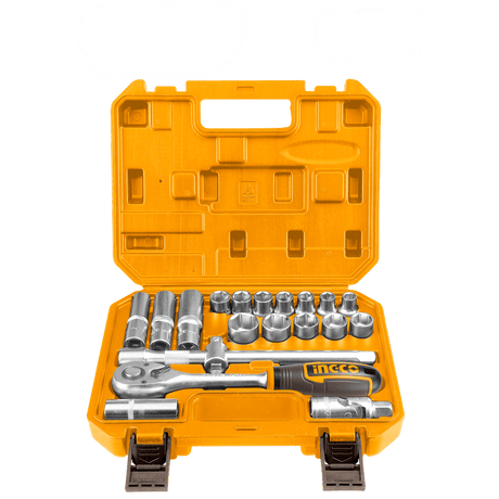 Ingco 20 Pieces 1/2″ Socket Set - HKTS12201 Auto Supply Master