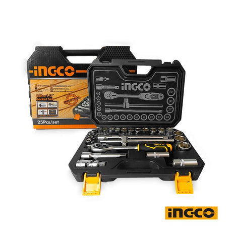 Ingco 25 Pieces 1/2" Socket Set - HKTS12251 Auto Supply Master
