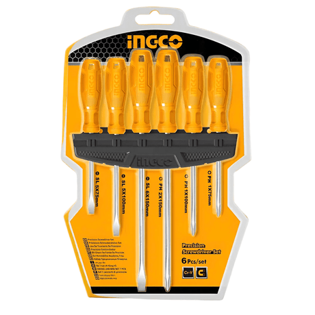 Ingco 6 Pieces Screwdriver Set - HKSD0658 Auto Supply Master