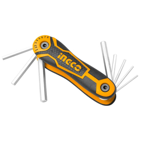 Ingco 8 Pieces Pocket Hex Keys - HHK14081 Auto Supply Master