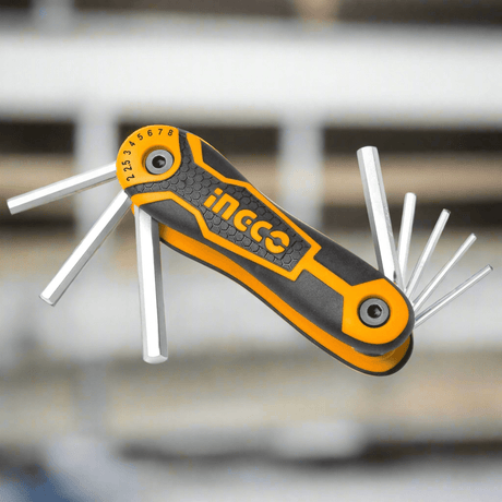 Ingco 8 Pieces Pocket Hex Keys - HHK14081 Auto Supply Master
