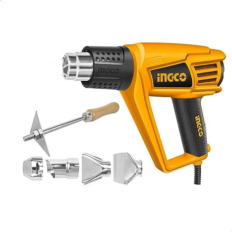Ingco Heat Gun 2000W With LCD Display Tool Set - HG200028-1 Auto Supply Master