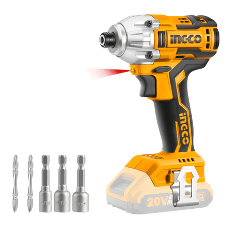 Ingco Lithium-Ion Cordless Impact Driver 170 Nm 20V - CIRLI20020 Auto Supply Master