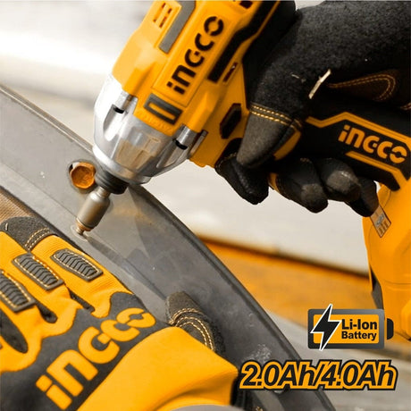 Ingco Lithium-Ion Cordless Impact Driver 20V 2.0Ah - CIRLI2002 Auto Supply Master