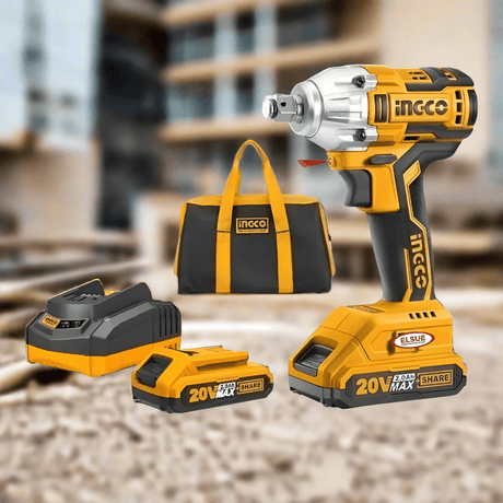 Ingco Lithium-Ion Cordless Impact Wrench - CIWLI2001 Auto Supply Master