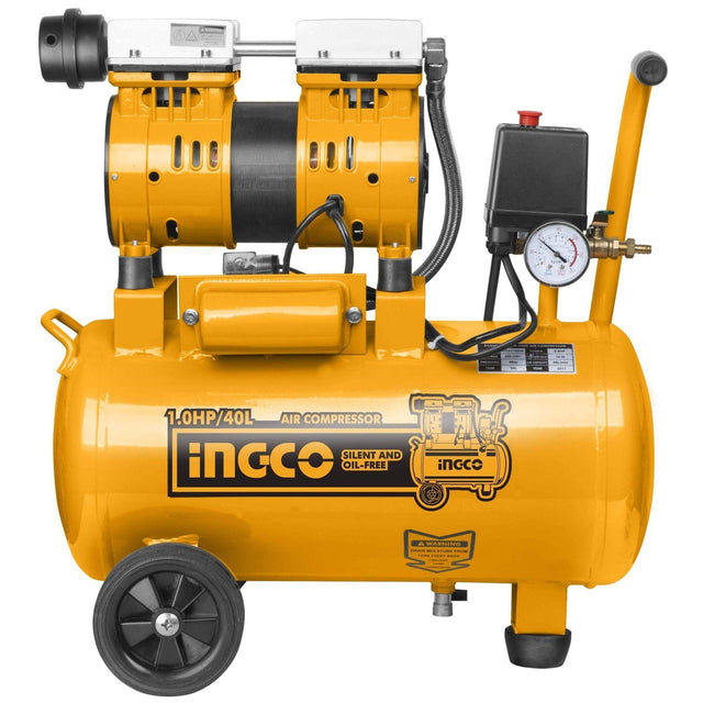 Ingco Silent And Oil Free Air Compressor 1.0HP 40L - ACS175406 Auto Supply Master