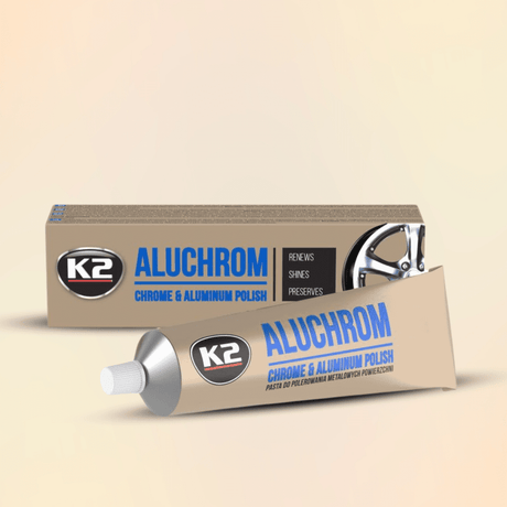 K2 Aluchrom Chrome and Aluminium Metal Polish - 120g Auto SupplyMaster