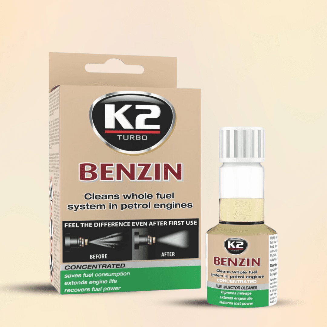 K2 Benzin Fuel Injector Petrol Engine System Cleaner - 50ml Auto SupplyMaster