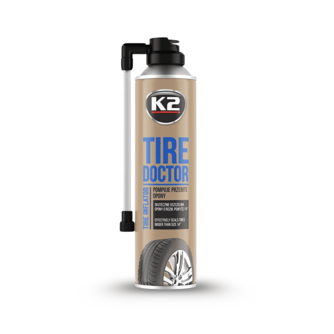 K2 Tire Doctor Tire Inflator - 500ml Auto SupplyMaster