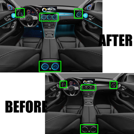 LED Ambient Light For Mercedes Benz C300 Auto SupplyMaster