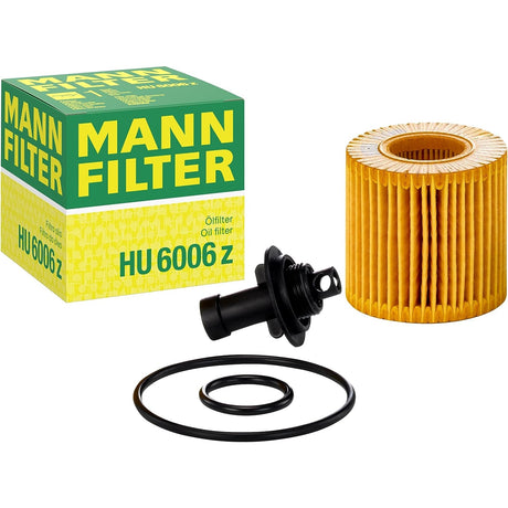 Mann Oil Filter Cartridge Insert - HU 6006 z Auto Supply Master