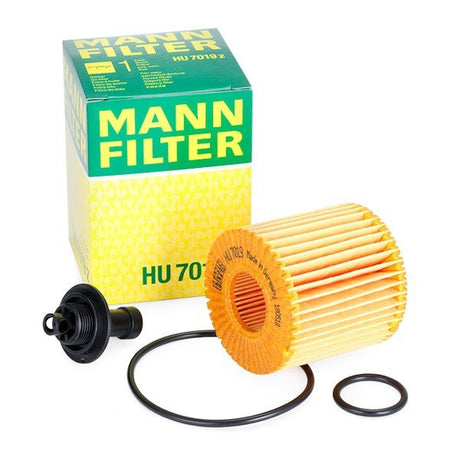 Mann Oil Filter Cartridge Insert - HU 7019 z Auto Supply Master