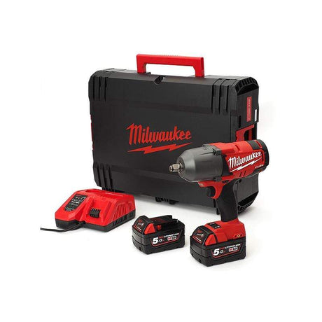 Milwaukee M18 FUEL™ Cordless ½˝ High Torque Impact Wrench with Friction Ring 18V - M18 CHIWF12-502X Auto Supply Master