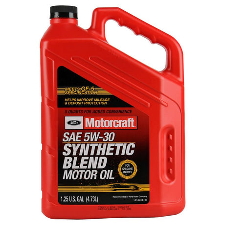 Motorcraft Synthetic Blend Motor Oil 5L - SAE 5W-30 Auto Supply Master