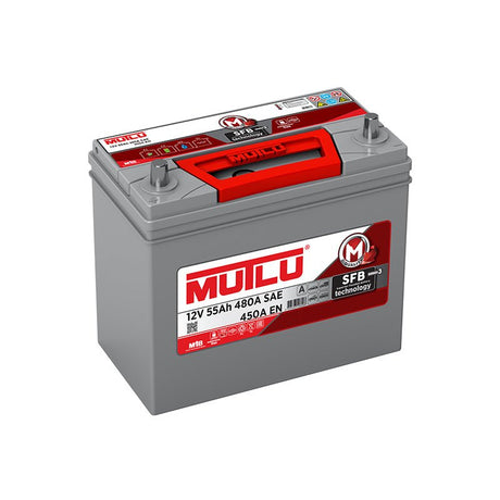 Mutlu 13 Plate Car Battery 55AH Auto Supply Master