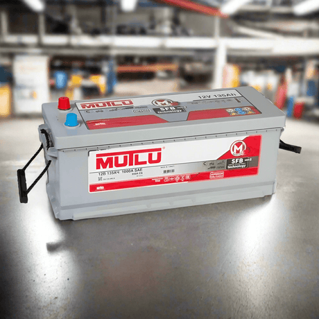 Mutlu 21 Plate Heavy Duty Car Battery 135AH Auto Supply Master