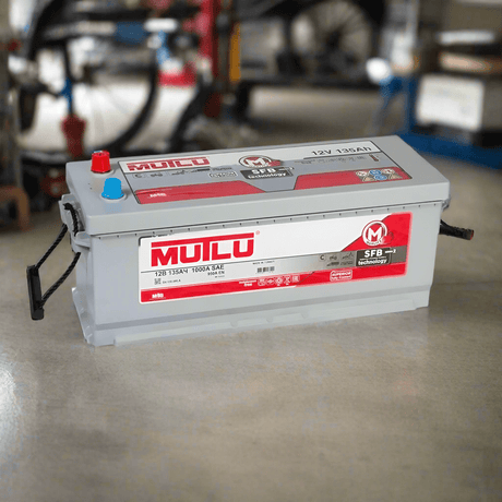 Mutlu 21 Plate Heavy Duty Car Battery 135AH Auto Supply Master