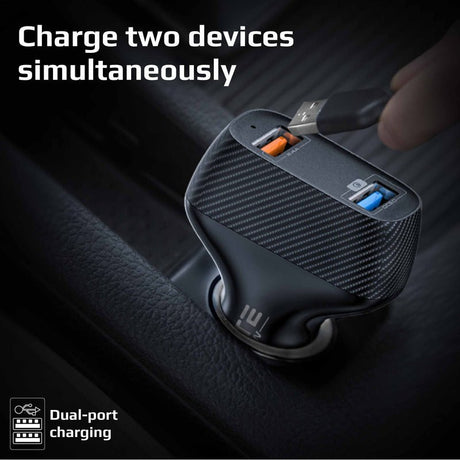 Promate 30W Ultra-fast Car Charger with Quick Charge 3.0 - DriveGear-30W Auto Supply Master