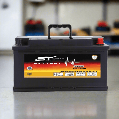 S&T Power Car Battery 12V 100AH JIS - DIN100MF Auto Supply Master