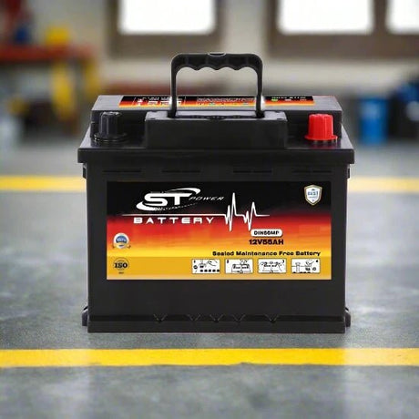 S&T Power Car Battery 12V 55AH DIN - DIN55MF Auto Supply Master