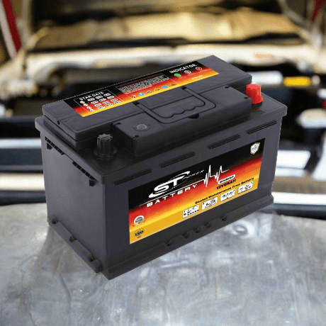 S&T Power Car Battery 12V 66AH DIN - DIN66MF Auto Supply Master