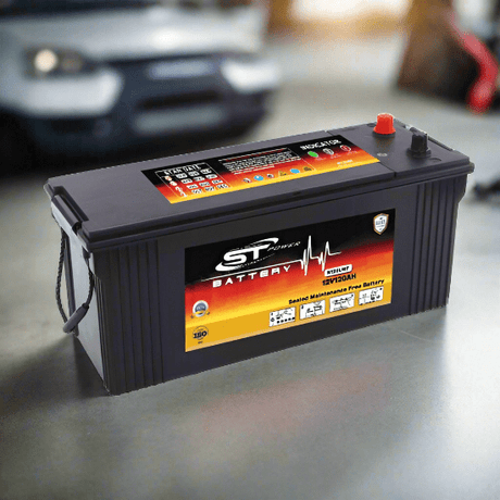 S&T Power Heavy Duty Truck Battery 12V 120AH DIN - N120MF Auto Supply Master