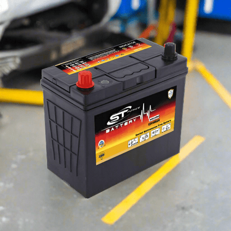 S&T Power Motorcycle Battery 12V 45AH JIS - 46B24RMF Auto Supply Master