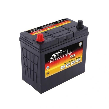 S&T Power Motorcycle Battery 12V 45AH JIS - 46B24RMF Auto Supply Master