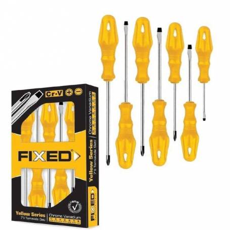 SGS 7 Pieces Screwdriver Set Yellow Series - SGS1050 Auto Supply Master