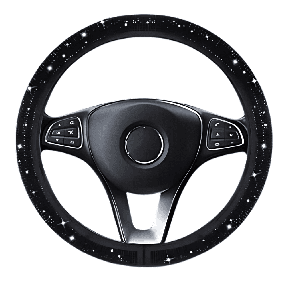 Sparkly Diamond Universal Car Steering Wheel Cover Auto SupplyMaster