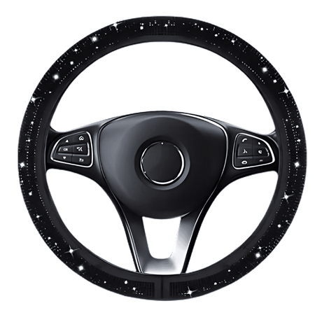 Sparkly Diamond Universal Car Steering Wheel Cover Auto SupplyMaster