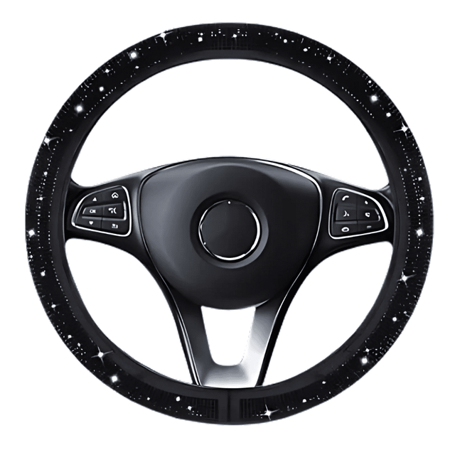 Sparkly Diamond Universal Car Steering Wheel Cover Auto SupplyMaster