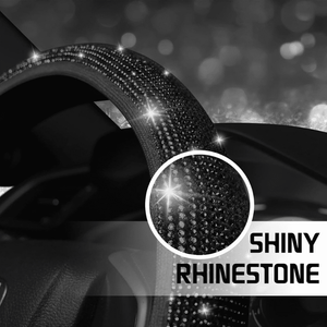 Sparkly Diamond Universal Car Steering Wheel Cover Auto SupplyMaster
