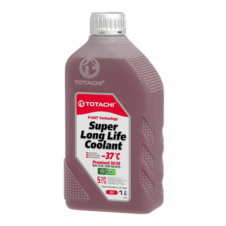 Totachi Super Long Life Coolant Red -37°C 50/50 - 1L & 4L Auto Supply Master