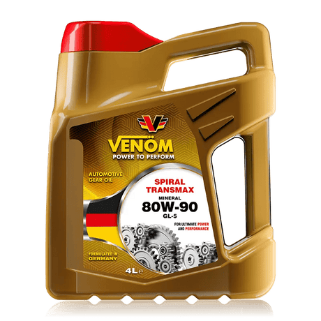 Venom Spiral Transmax Mineral Gear Lubricant Oil 20L/208L - SAE 80W-90 Auto Supply Master