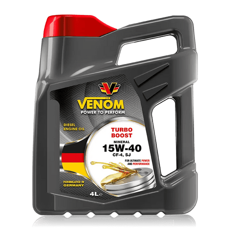 Venom Turbo Boost Mineral Engine Oil 208L - SAE 15W-40 Auto Supply Master