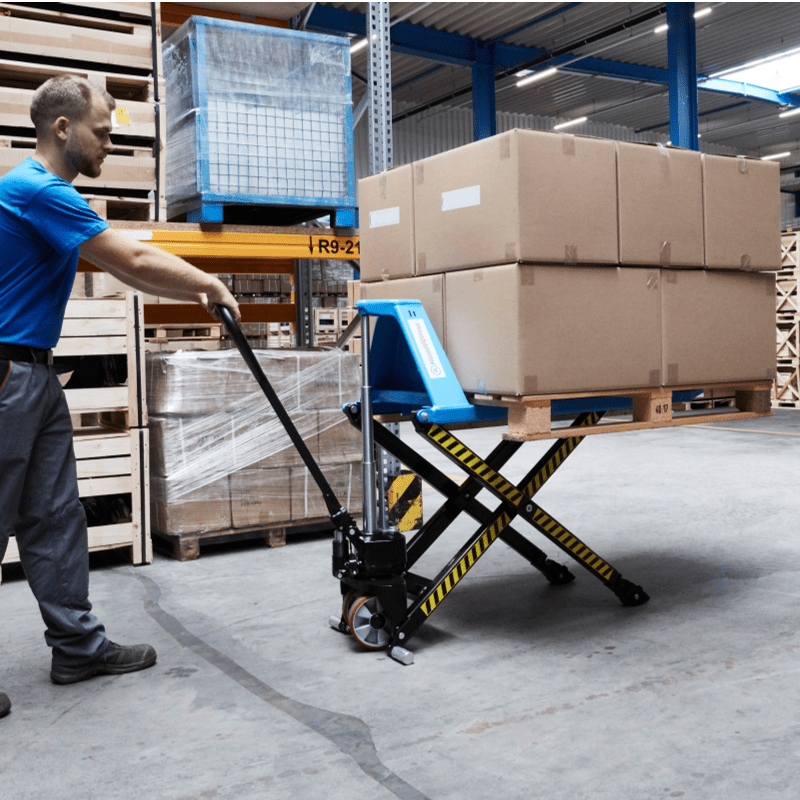 Wadfow Scissor Lift Hand Pallet Truck 1000kg - WNH5R10 Auto Supply Master