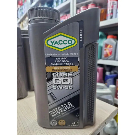 Yacco 100% Synthetic Oil for Gasoline Engines 1L/4L/5L - GDI SAE 5W30 Auto Supply Master